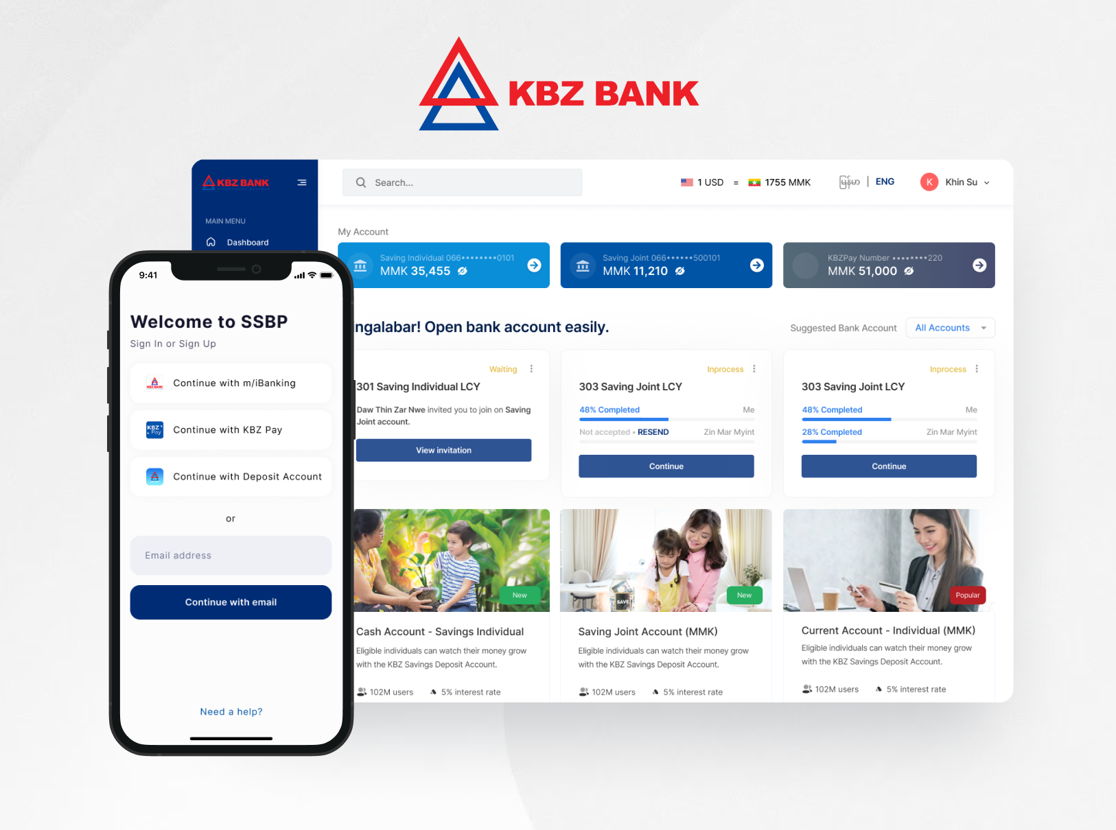 Building a Secure Authentication System for KBZ Bank's Self-Service Portal
